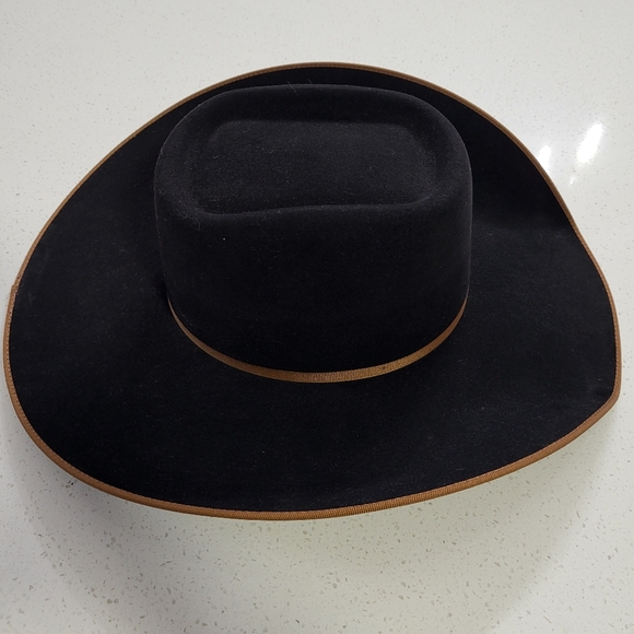 Serratelli 6X Beaver Felt Cowboy Hat Size 6 5/8 - Picture 3 of 10